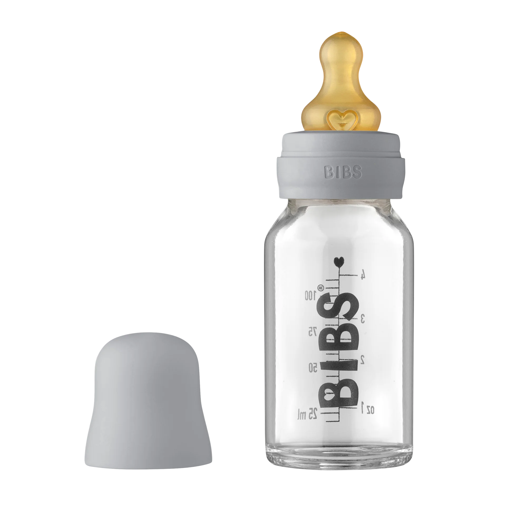 BIBS Baby Glass Bottle with Latex Nipple - Image 5
